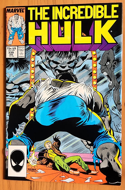 INCREDIBLE HULK #339 1987 MCFARLANE COVER [J01] Incredible Hulk MARVEL COMICS