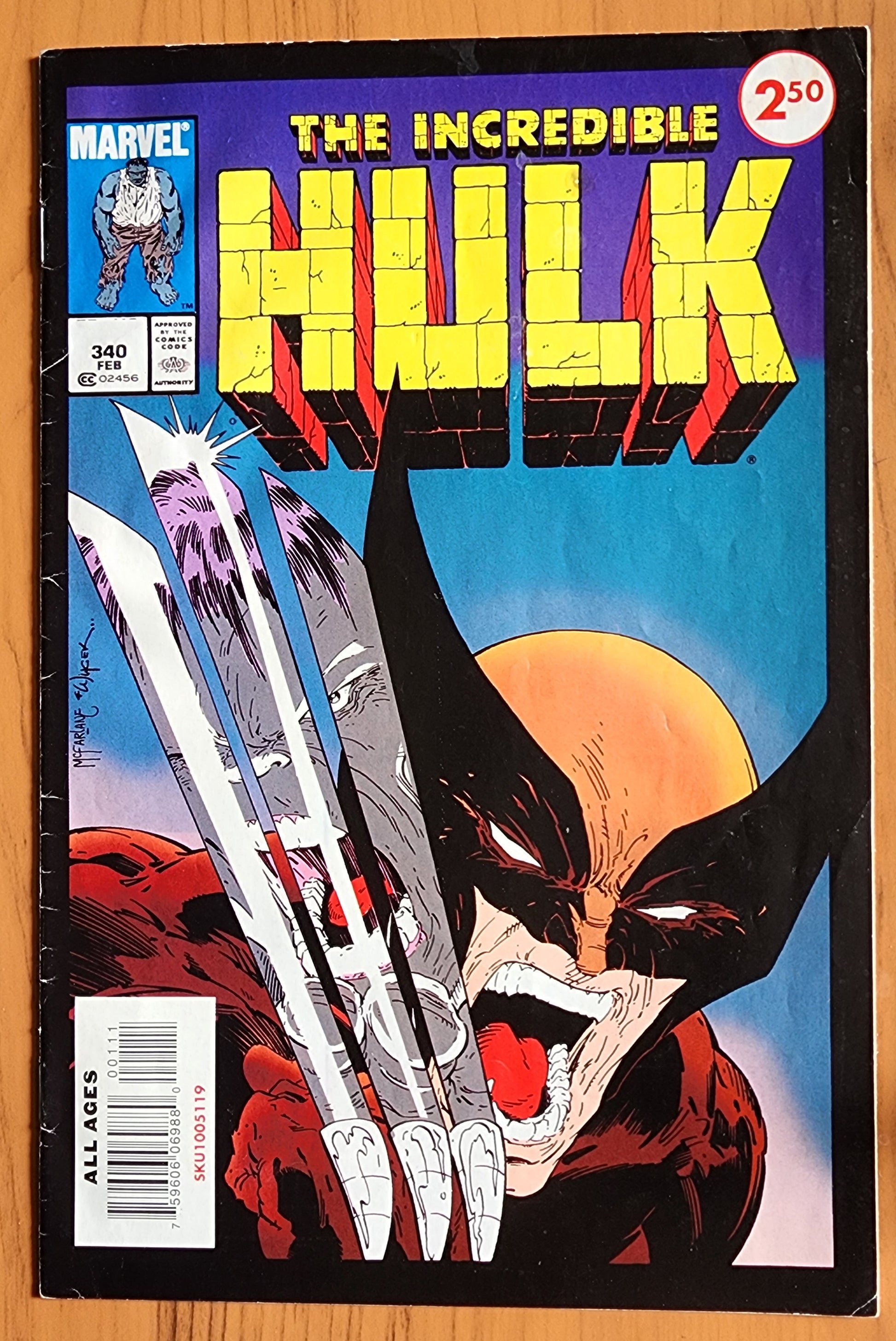 INCREDIBLE HULK #340 2009 REPRINT Incredible Hulk MARVEL COMICS