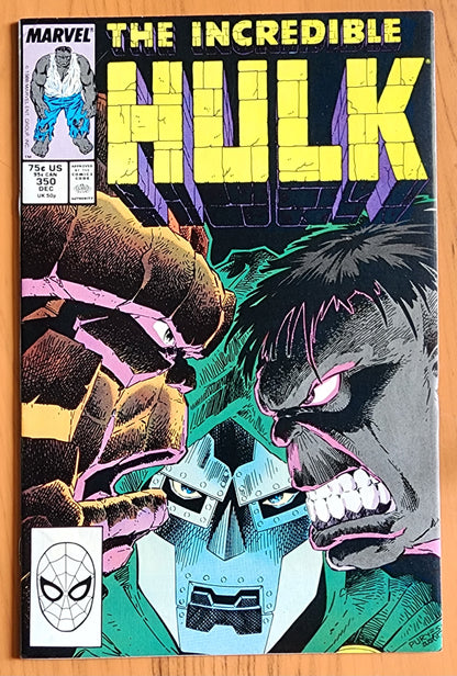 INCREDIBLE HULK #350 1988 [J01] Incredible Hulk MARVEL COMICS