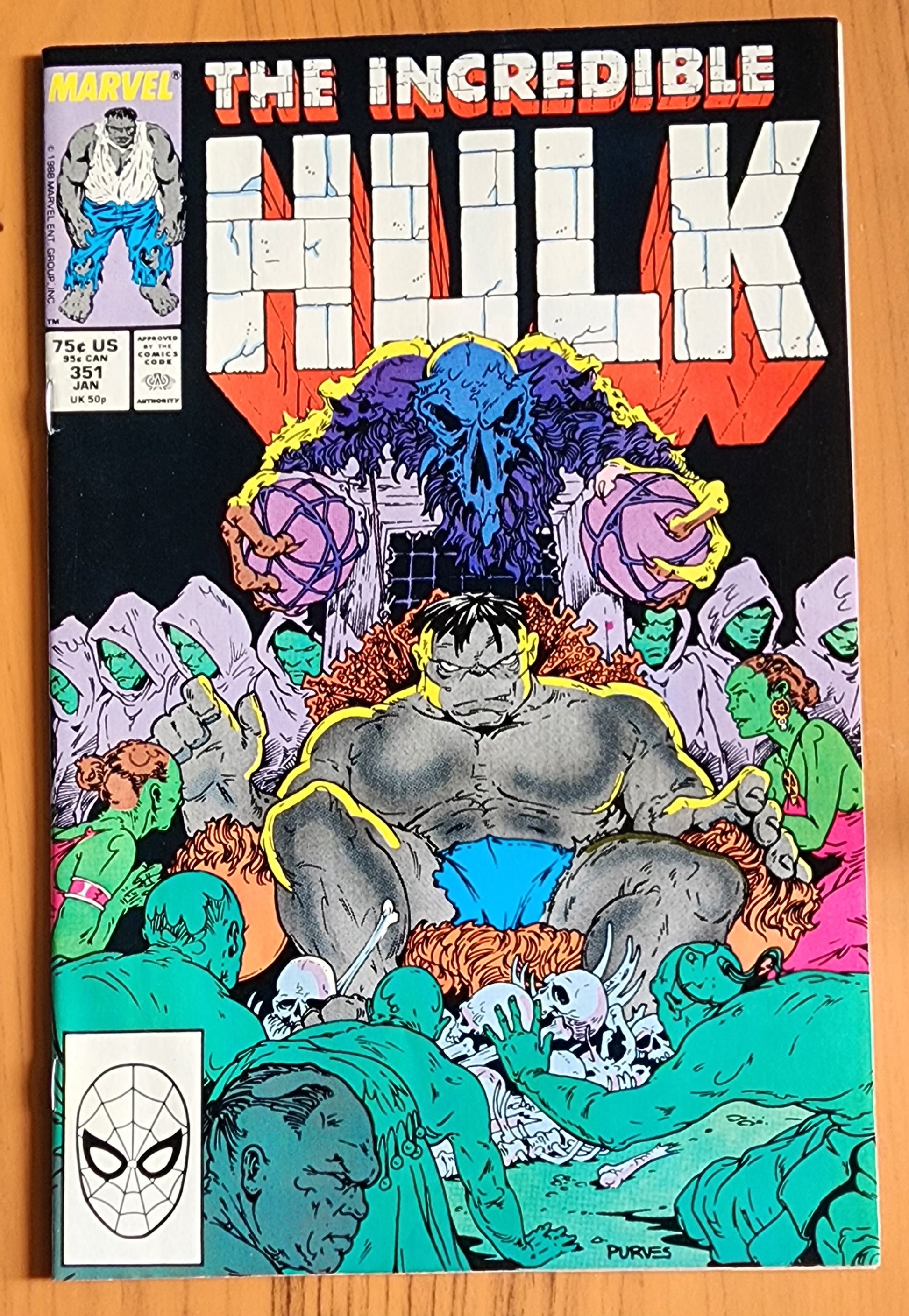 INCREDIBLE HULK #351 1989 [J03] Incredible Hulk MARVEL COMICS