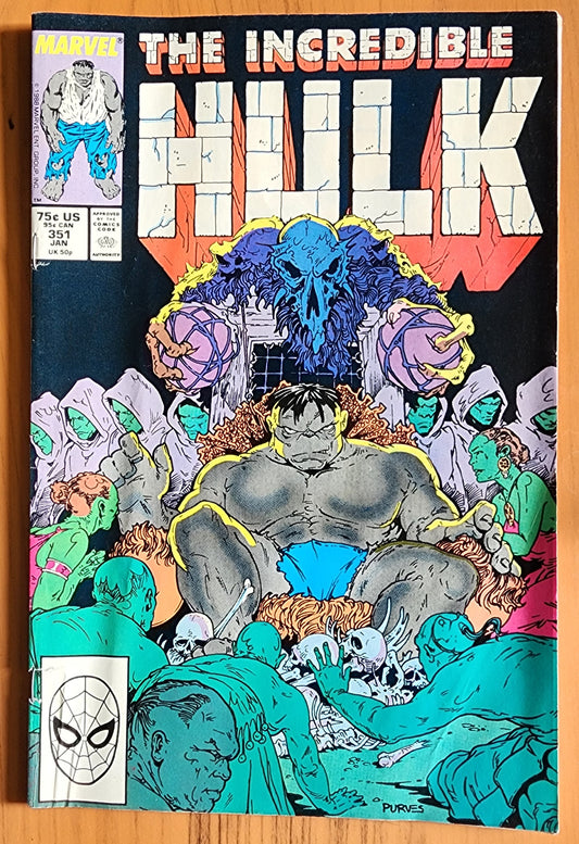 INCREDIBLE HULK #351 1989 [J02] Incredible Hulk MARVEL COMICS