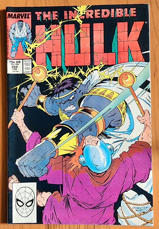 INCREDIBLE HULK #352 1989 [J01] Incredible Hulk MARVEL COMICS