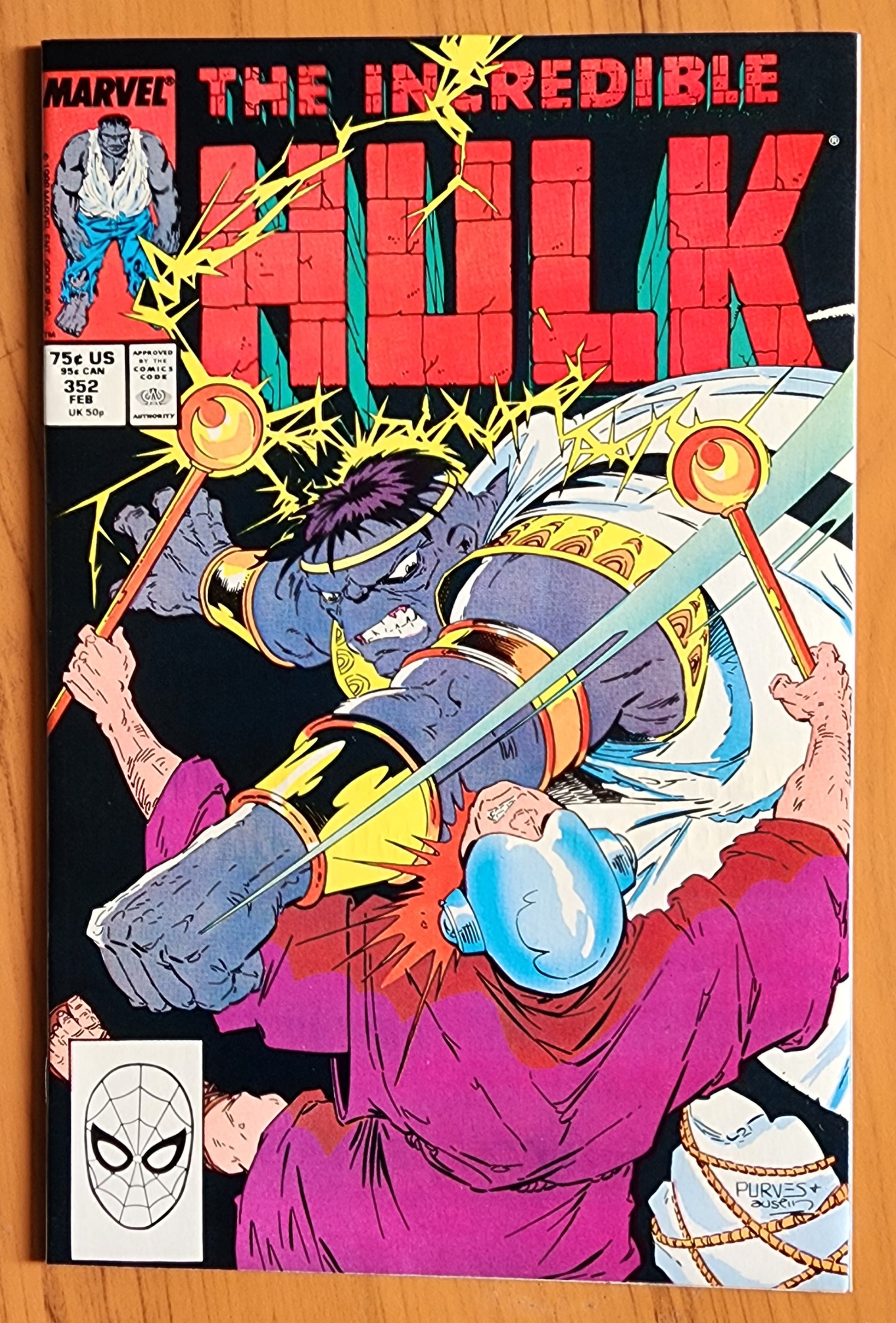 INCREDIBLE HULK #352 1989 [J02] Incredible Hulk MARVEL COMICS