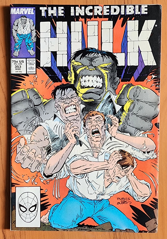 INCREDIBLE HULK #353 1989 [J02] Incredible Hulk MARVEL COMICS