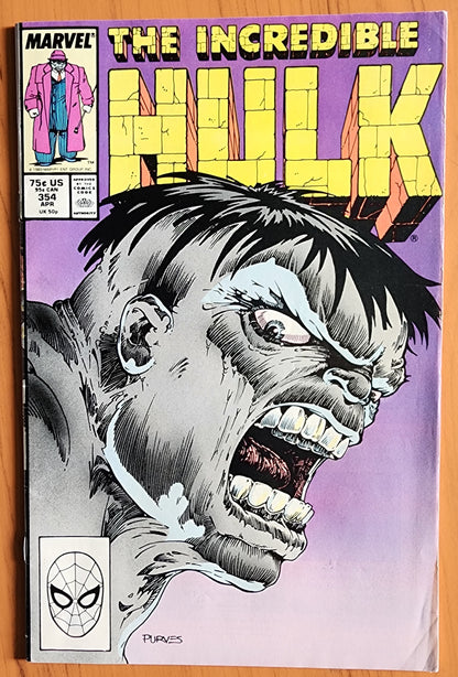INCREDIBLE HULK #354 1989 [J01] Incredible Hulk MARVEL COMICS