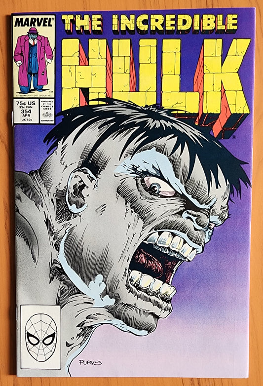 INCREDIBLE HULK #354 1989 [J02] Incredible Hulk MARVEL COMICS