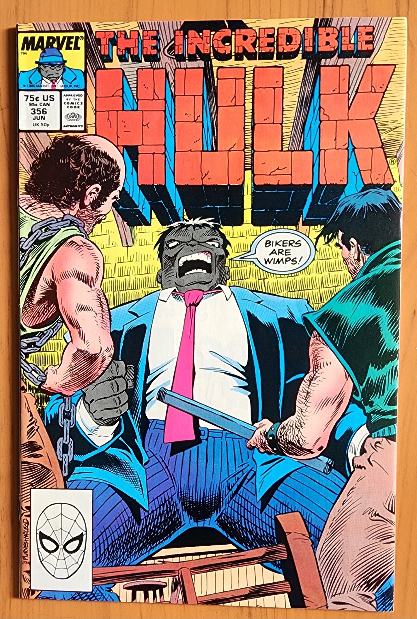 INCREDIBLE HULK #356 1989 [J01] Incredible Hulk MARVEL COMICS