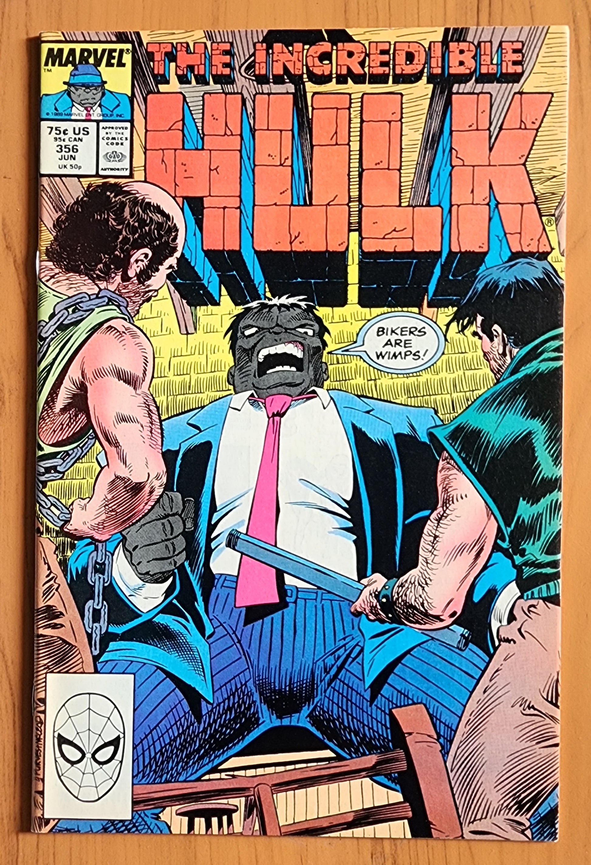 INCREDIBLE HULK #356 1989 [J04] Incredible Hulk MARVEL COMICS