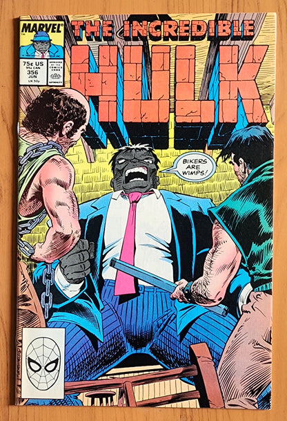 INCREDIBLE HULK #356 1989 [J04] Incredible Hulk MARVEL COMICS