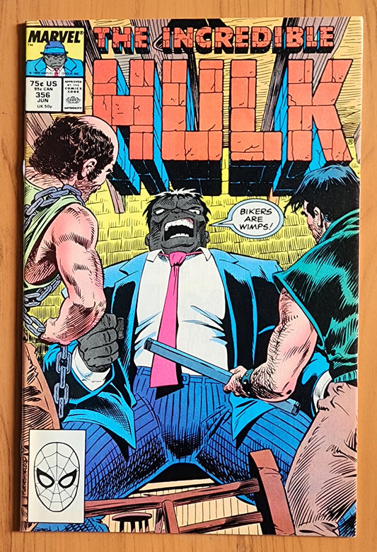 INCREDIBLE HULK #356 1989 [J04] Incredible Hulk MARVEL COMICS