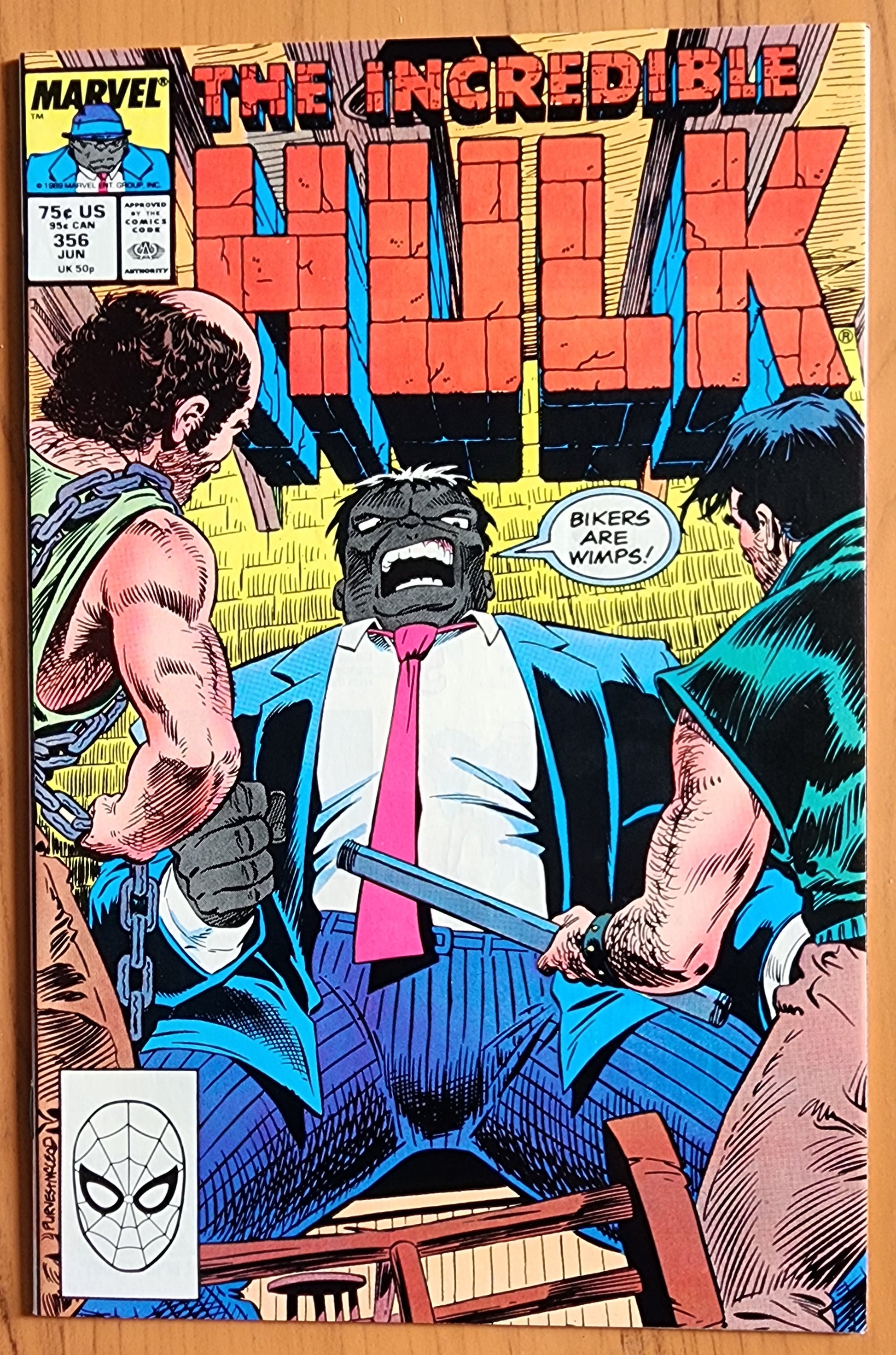 INCREDIBLE HULK #356 1989 [J03] Incredible Hulk MARVEL COMICS