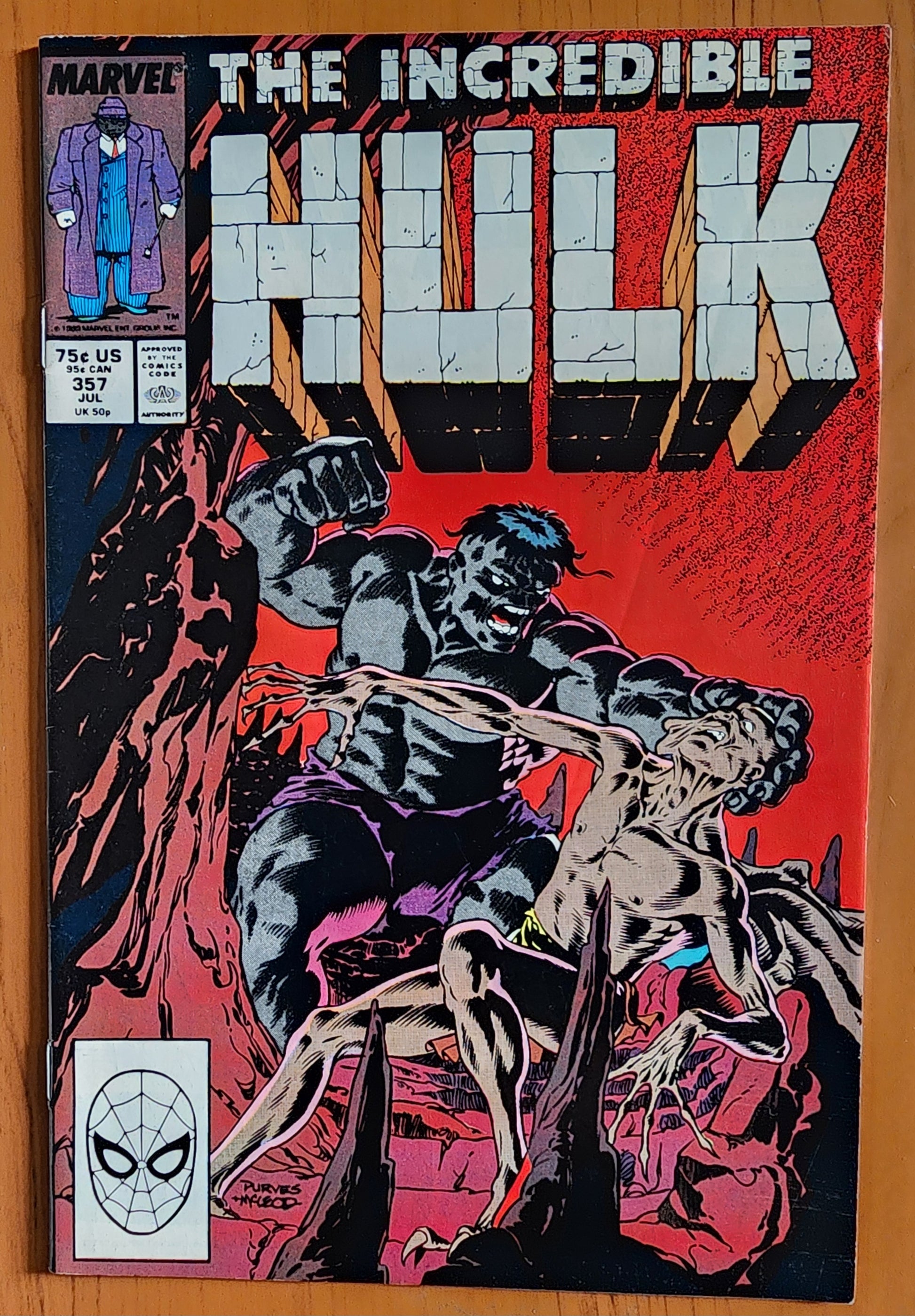 INCREDIBLE HULK #357 1989 [J03] Incredible Hulk MARVEL COMICS