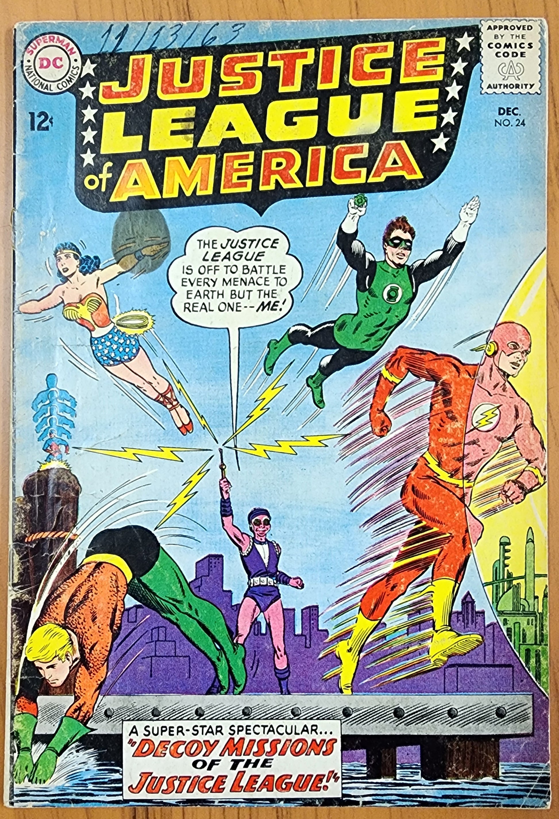 JUSTICE LEAGUE OF AMERICA #24 1963 Justice League DC COMICS