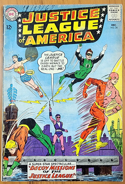 JUSTICE LEAGUE OF AMERICA #24 1963 Justice League DC COMICS