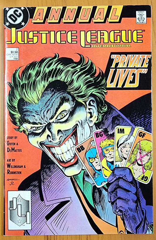 JUSTICE LEAGUE ANNUAL #2 1987 Justice League DC COMICS