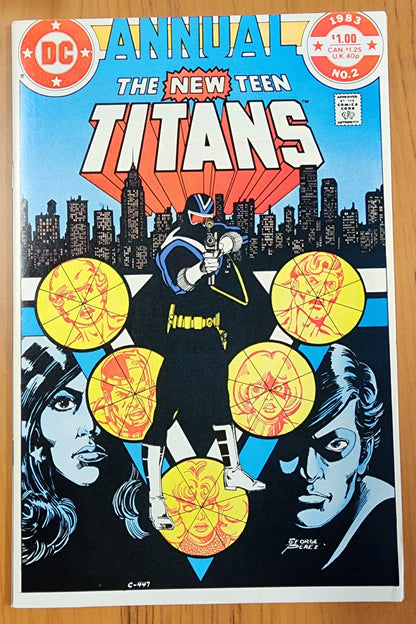 NEW TEEN TITANS ANNUAL #2 1983 (1ST APP VIGILANTE) Suicide Squad DC COMICS