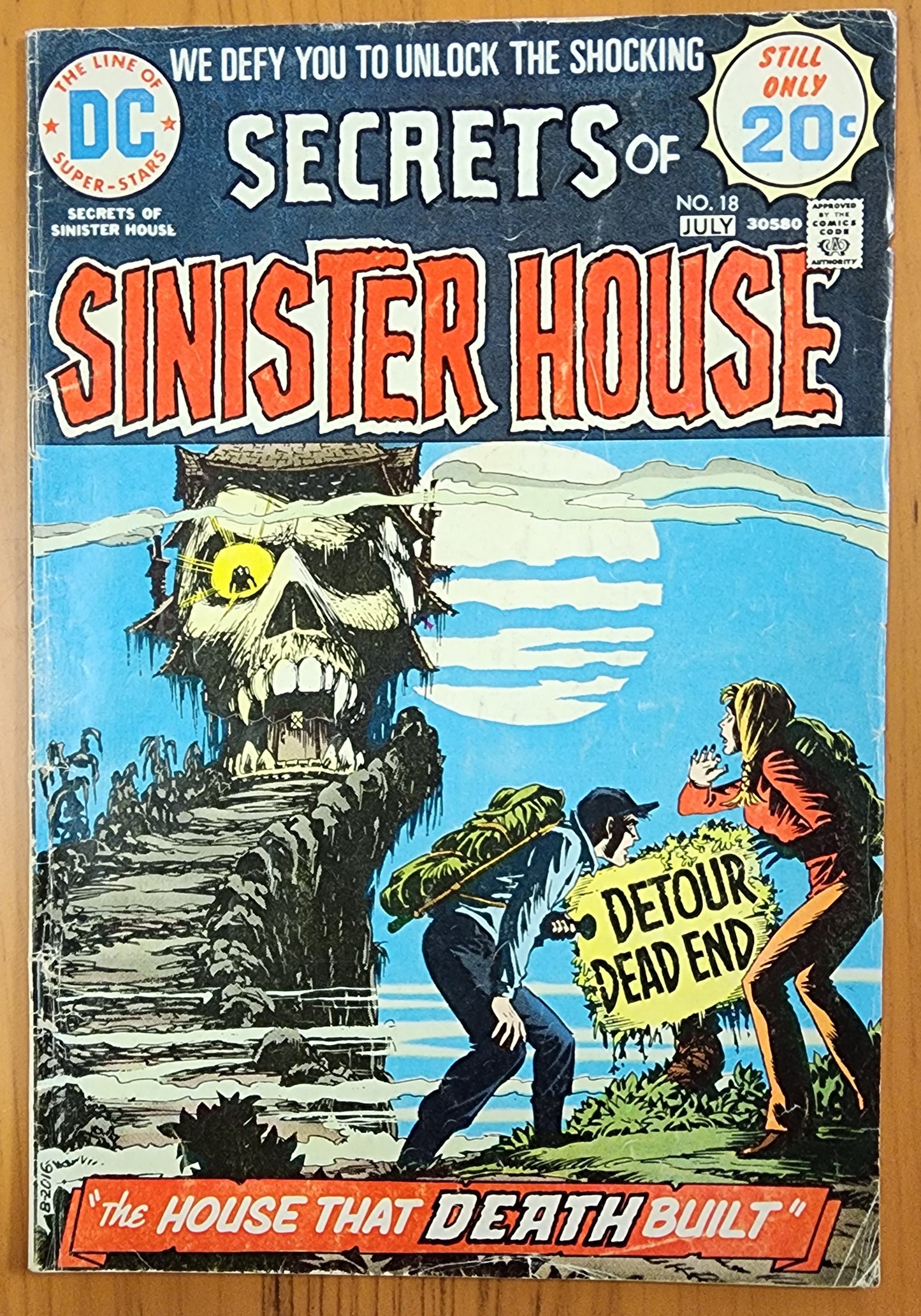 SECRETS OF SINISTER HOUSE #18 1974 Sec DC COMICS