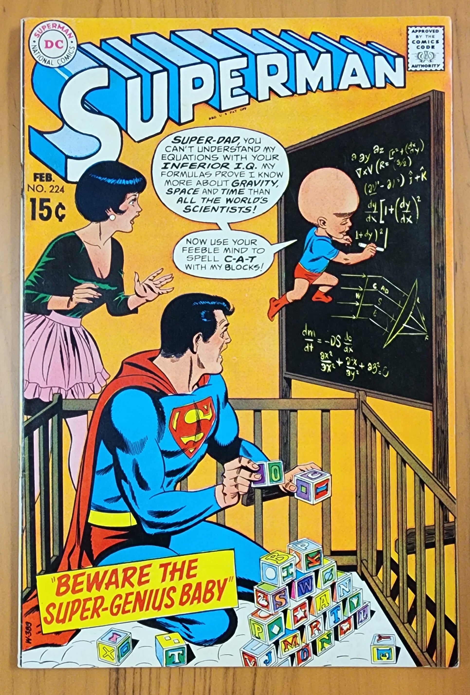 SUPERMAN #224 1970 Superman DC COMICS