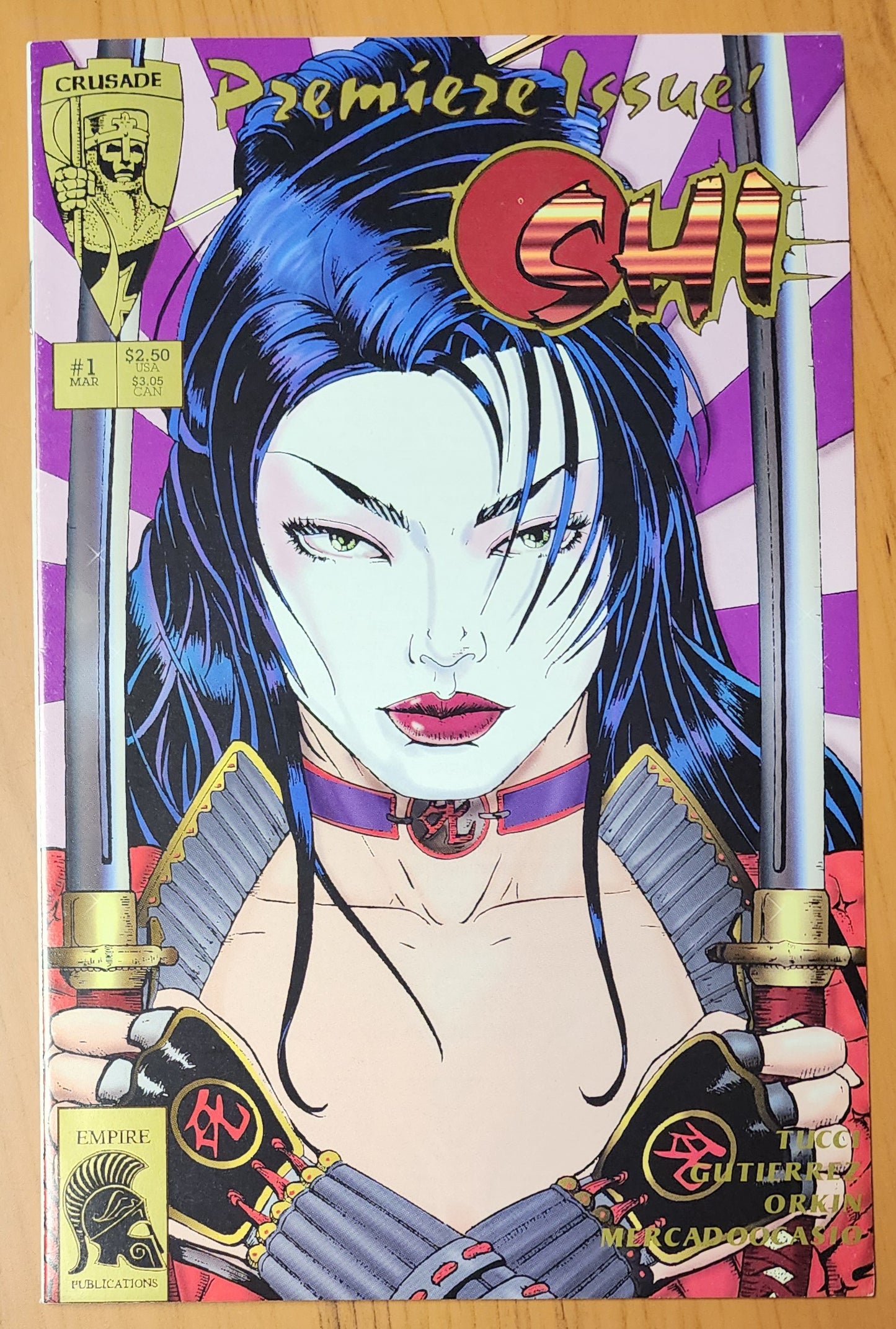 SHI #1 PREMIERE ISSUE 1994 Shi CRUSADE COMICS