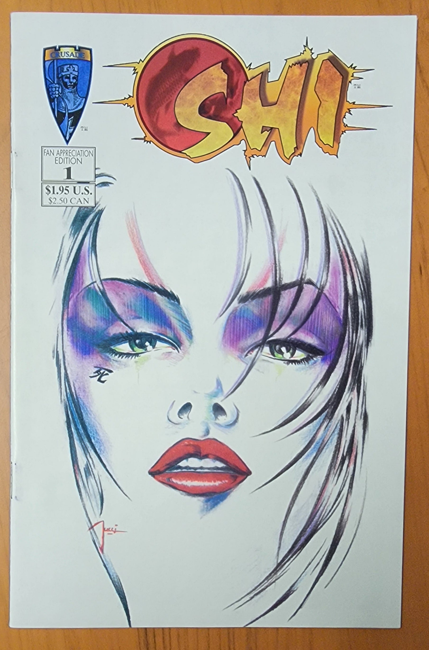 SHI #1 PREMIERE ISSUE FAN APPRECIATION EDITION 1994 Shi CRUSADE COMICS