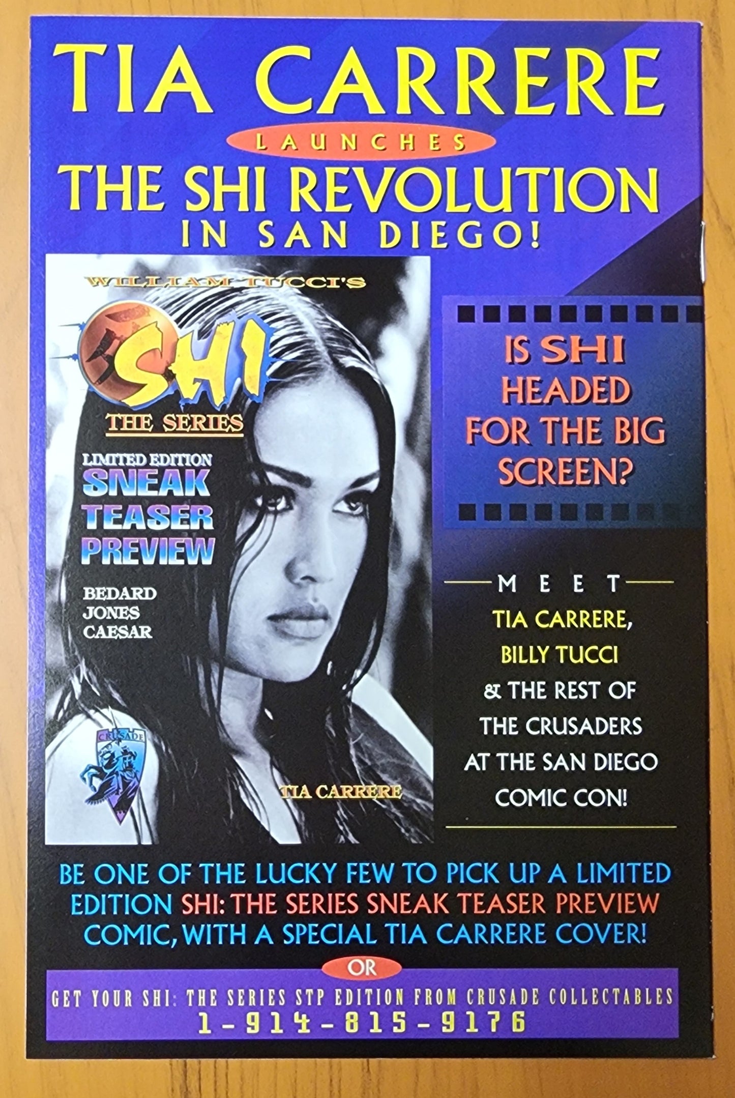 SHI HEAVEN AND EARTH #1 AMERICAN ENTERTAINMENT EXCLUSIVE VARIANT 1997 Shi CRUSADE COMICS