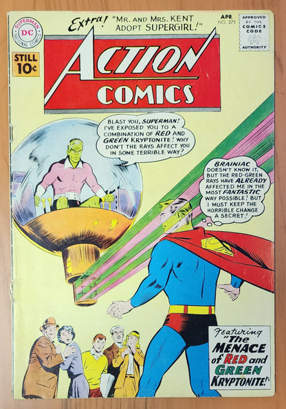 ACTION COMICS #275 1961 [J01] Action Comics DC COMICS
