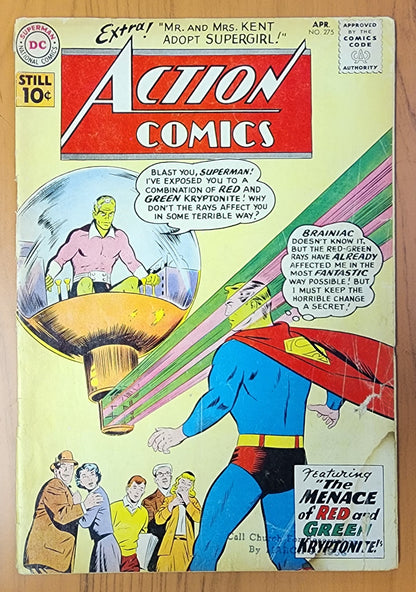 ACTION COMICS #275 1961 [J02] Action Comics DC COMICS