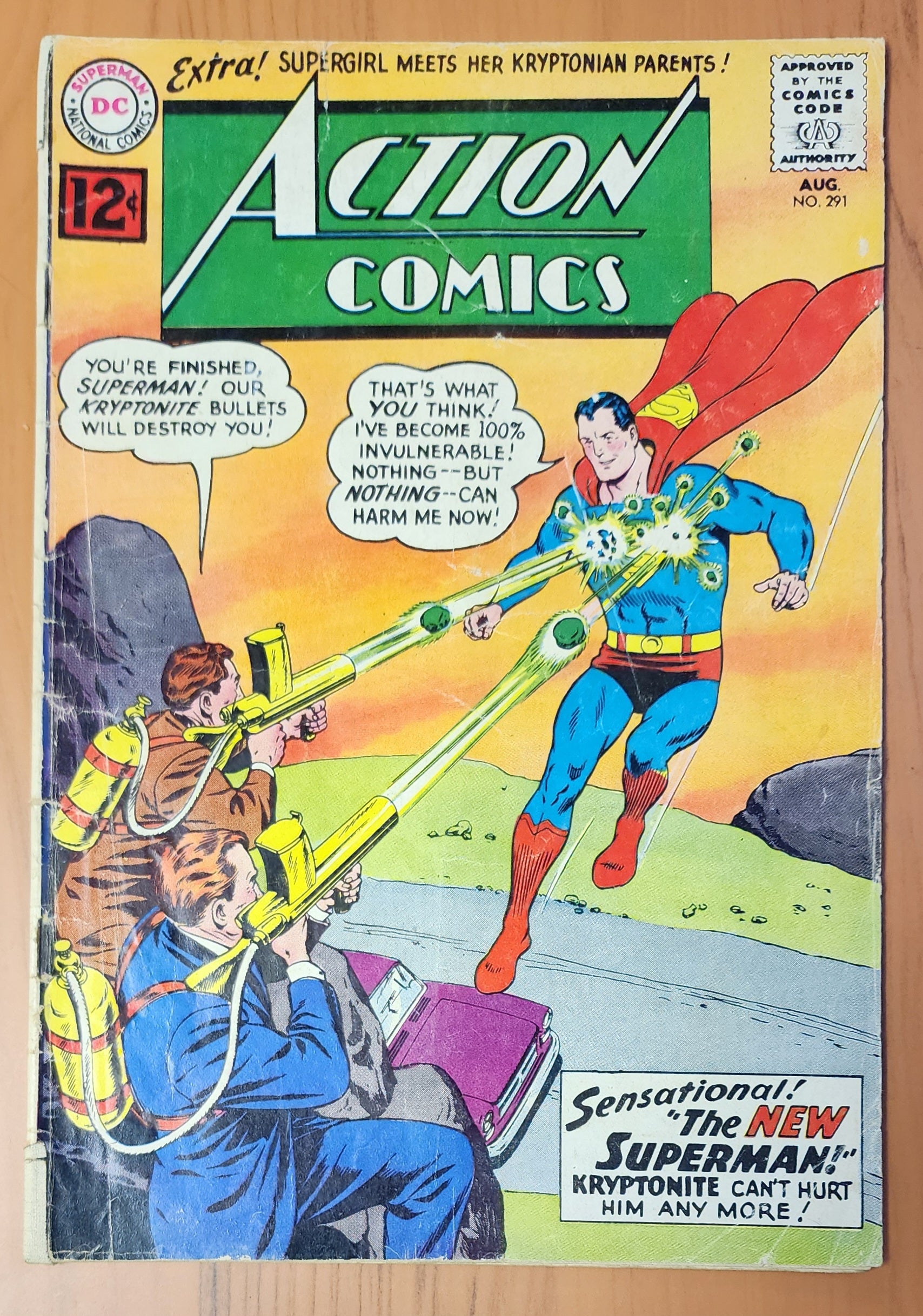 ACTION COMICS #291 1962 Action Comics DC COMICS