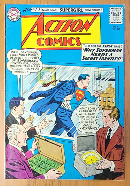 ACTION COMICS #305 1963 Action Comics DC COMICS
