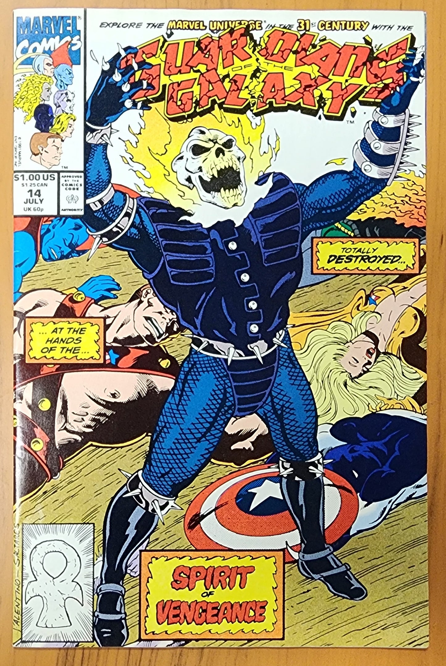 GUARDIANS OF THE GALAXY #14 1990 Guardians of the Galaxy MARVEL COMICS