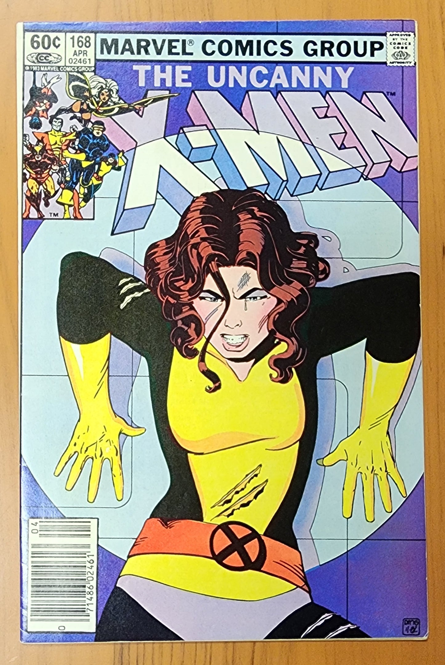 UNCANNY X-MEN #168 1983 NEWSSTAND (1ST APP MADELINE PRYOR) X-Men MARVEL COMICS