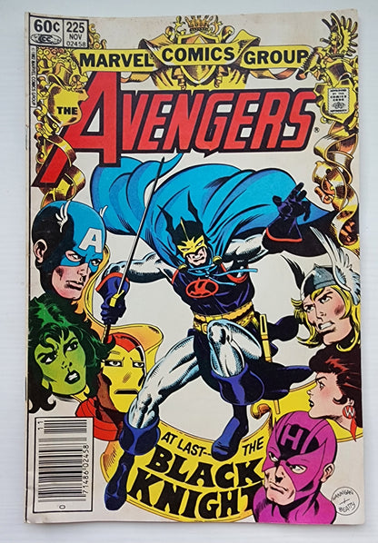 AVENGERS #225 NEWSSTAND 1982 Avengers MARVEL COMICS