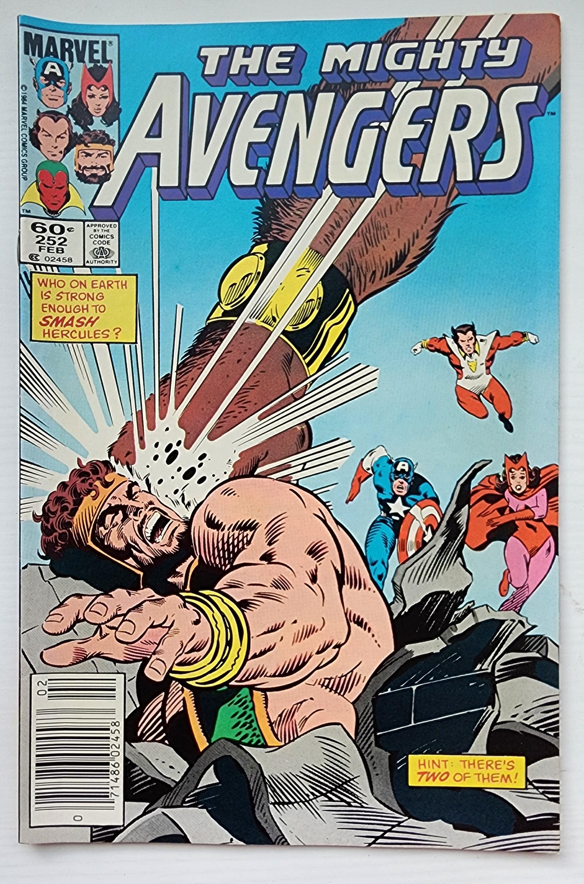 AVENGERS #252 NEWSSTAND 1985 Avengers MARVEL COMICS