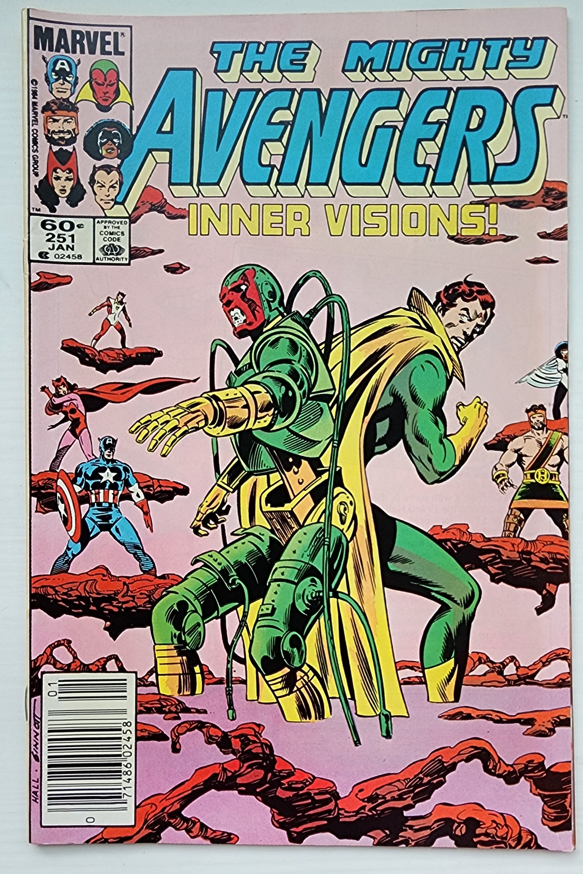 AVENGERS #251 NEWSSTAND 1985 Avengers MARVEL COMICS