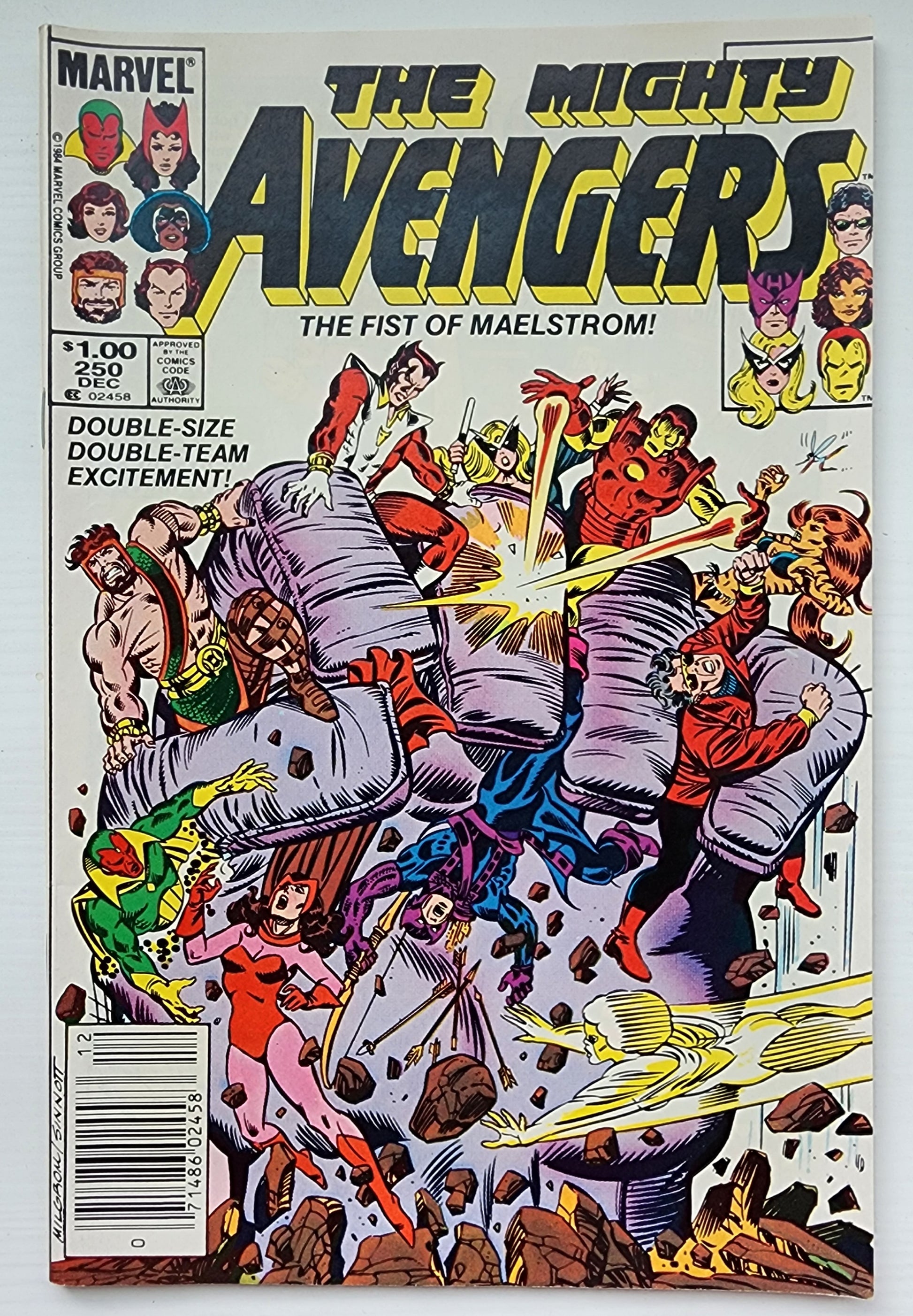 AVENGERS #250 NEWSSTAND 1984 Avengers MARVEL COMICS