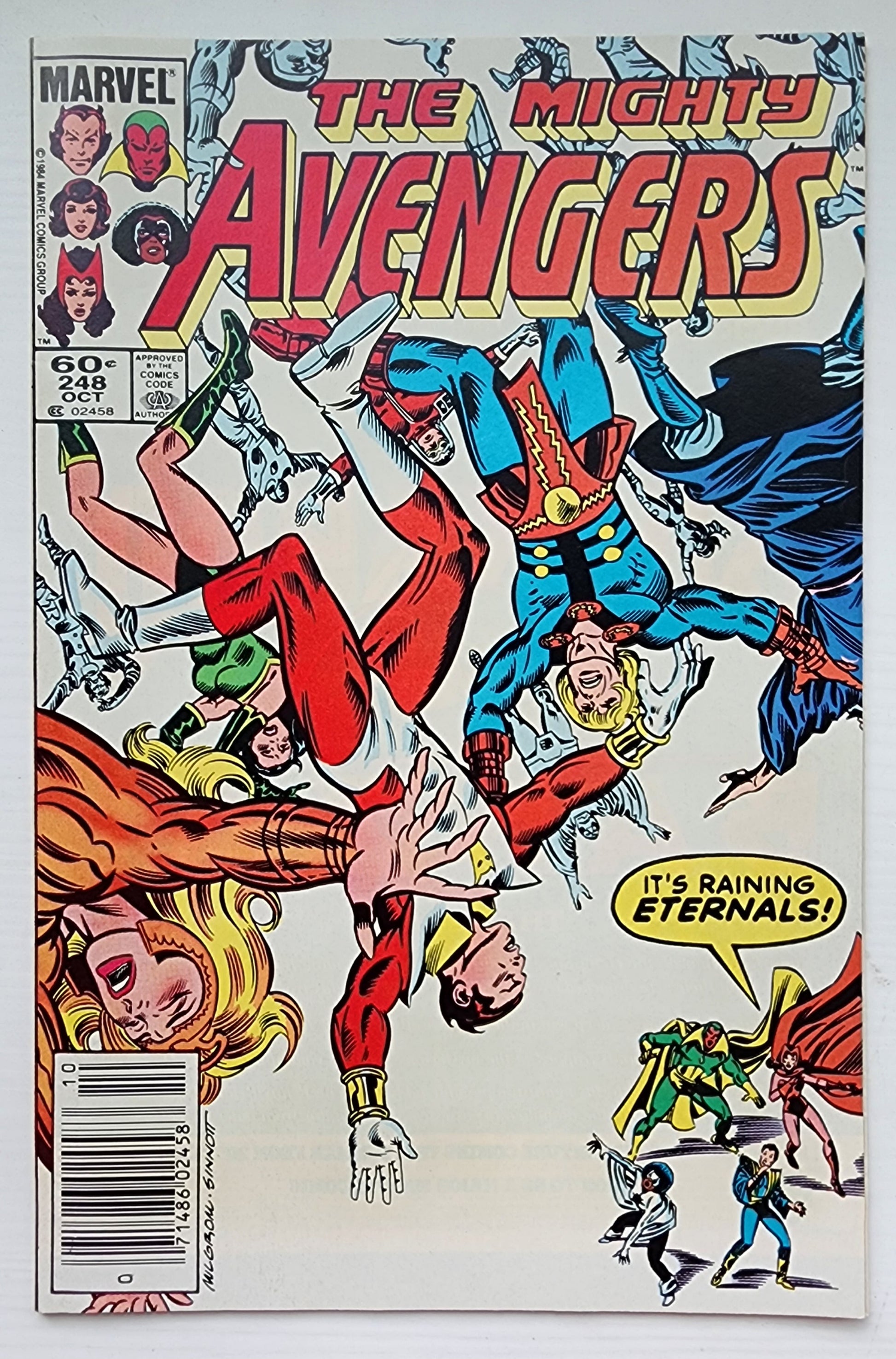 AVENGERS #248 NEWSSTAND 1984 Avengers MARVEL COMICS
