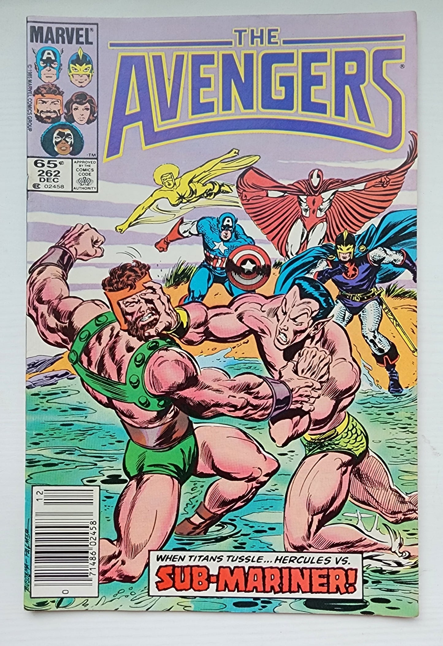 AVENGERS #262 NEWSSTAND 1985 Avengers MARVEL COMICS