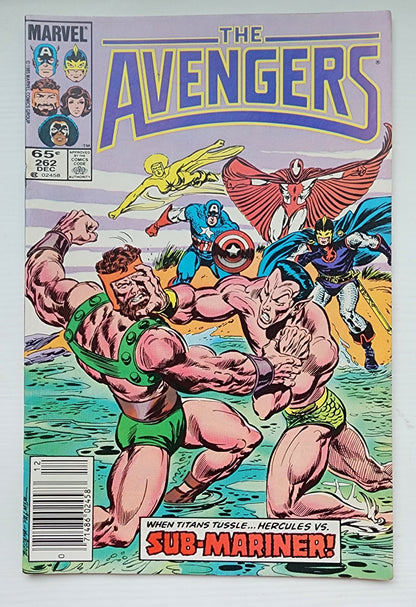 AVENGERS #262 NEWSSTAND 1985 Avengers MARVEL COMICS