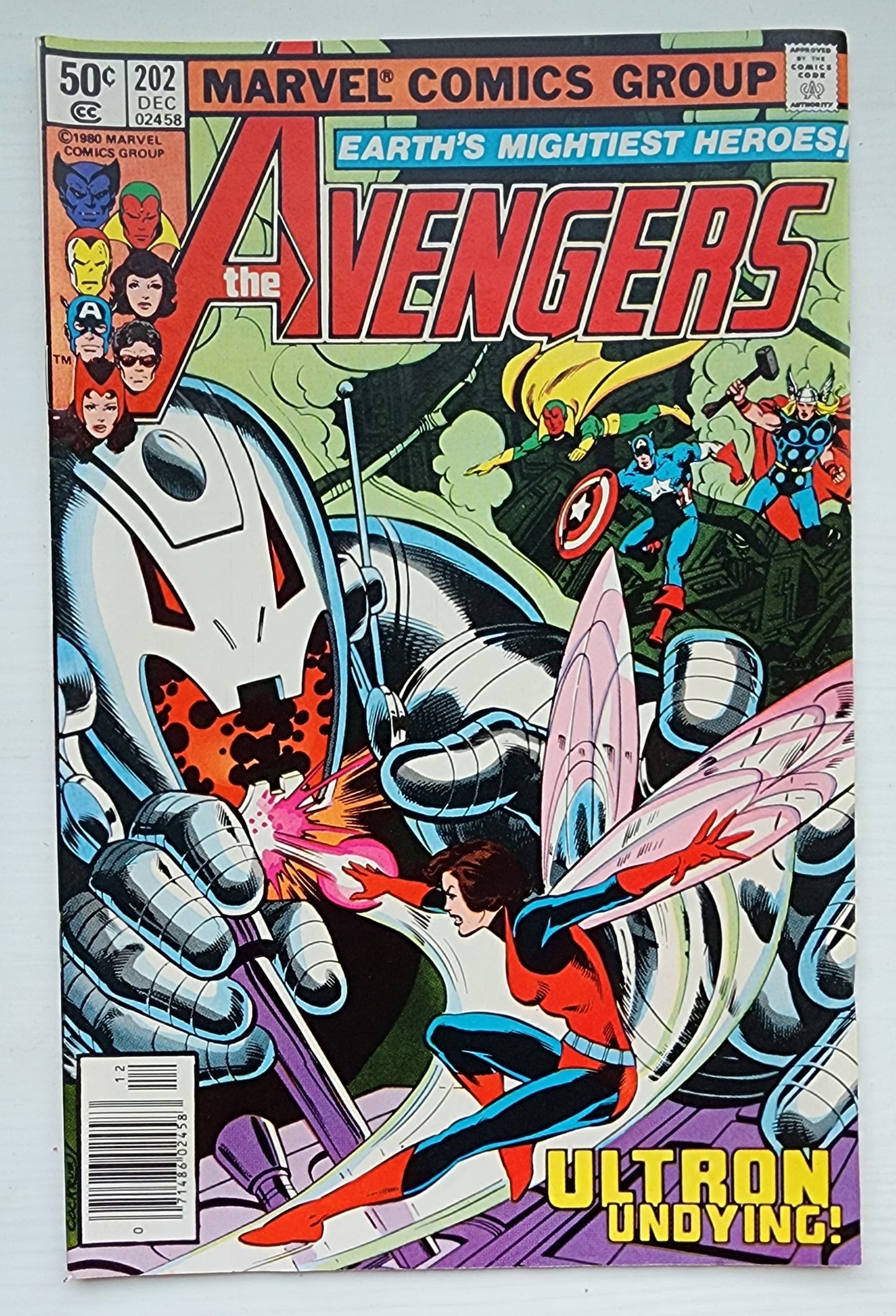 AVENGERS #202 NEWSSTAND 1980 Avengers MARVEL COMICS