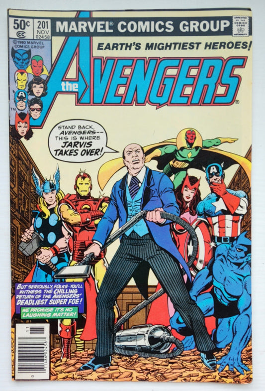 AVENGERS #201 NEWSSTAND 1980 Avengers MARVEL COMICS