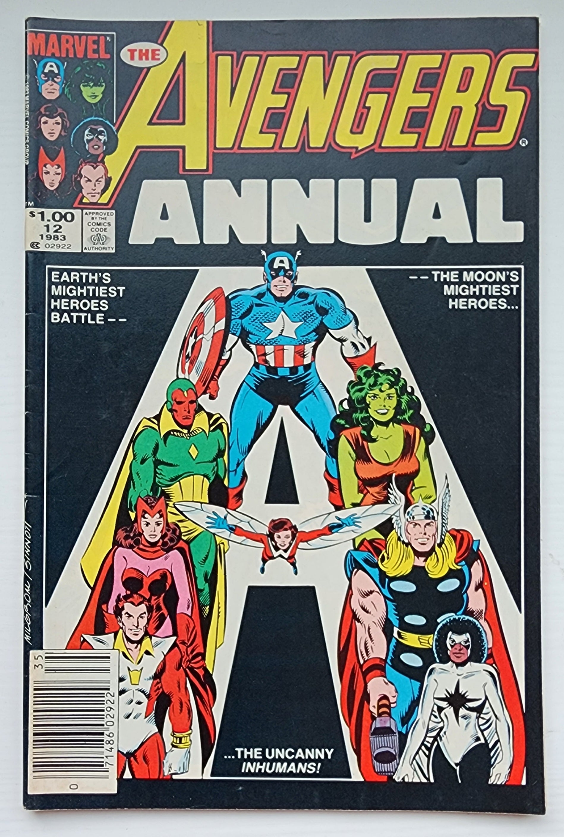AVENGERS KING-SIZE ANNUAL #12 1983 Avengers MARVEL COMICS
