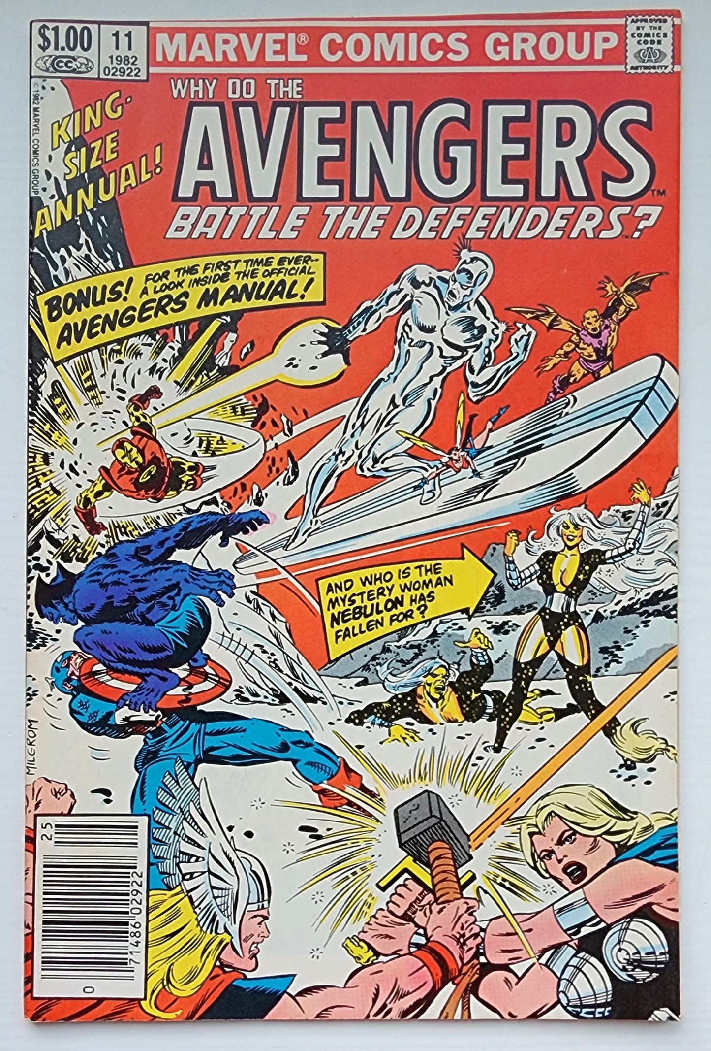 AVENGERS KING-SIZE ANNUAL #11 1982 Avengers MARVEL COMICS
