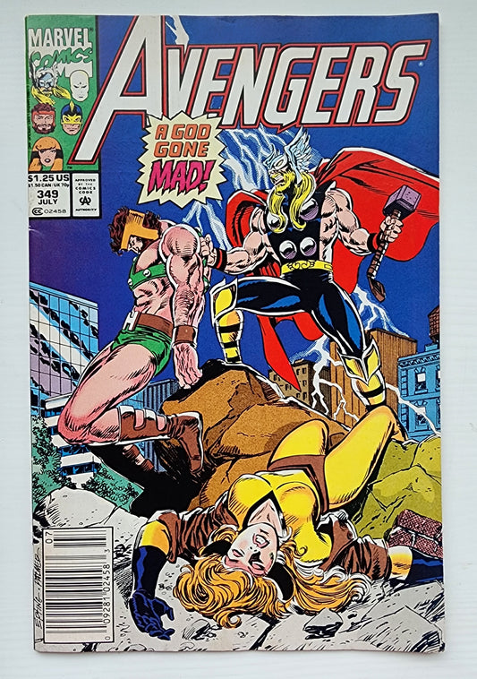 AVENGERS #349 NEWSSTAND 1992 Avengers MARVEL COMICS