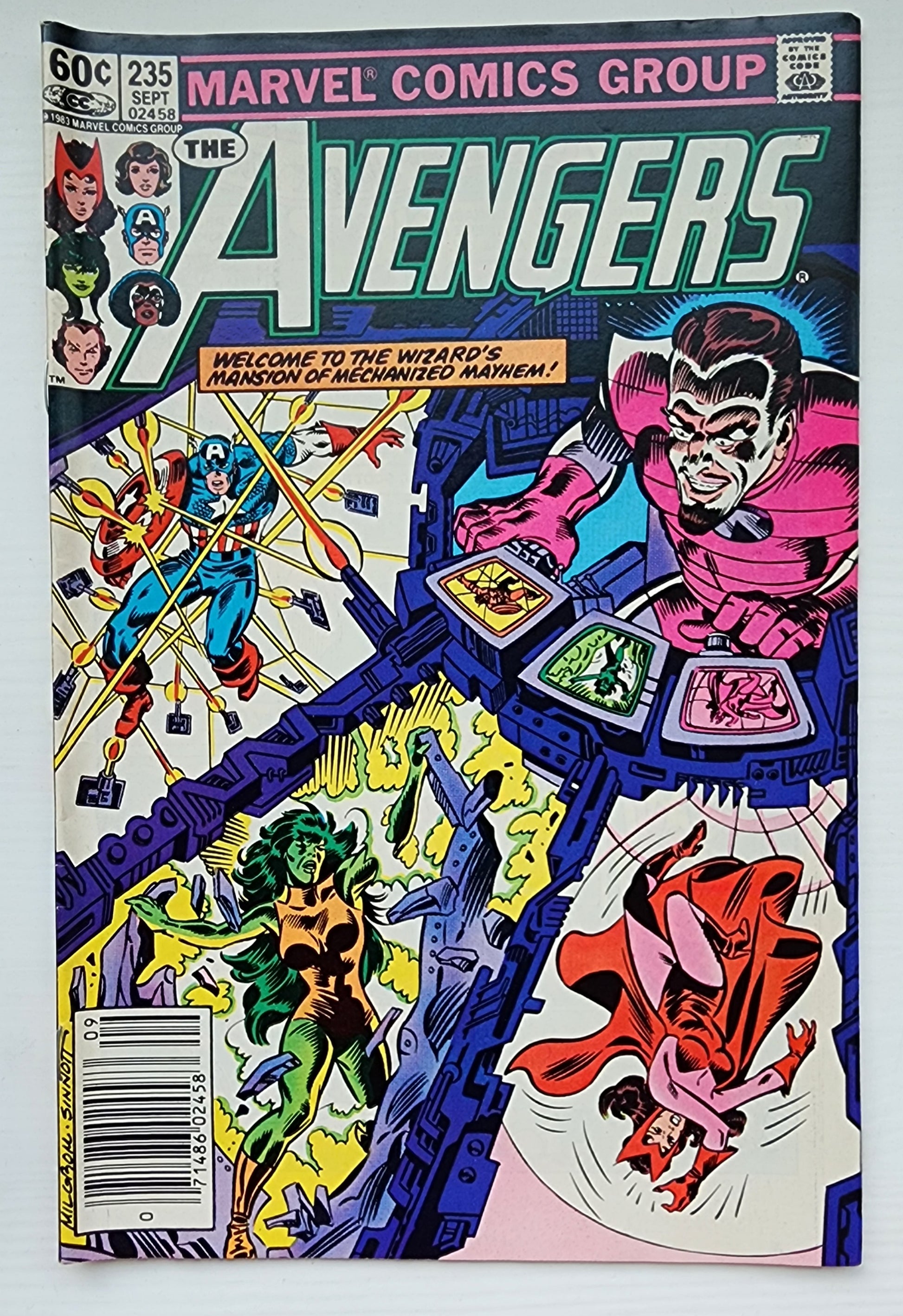 AVENGERS #235 NEWSSTAND 1983 Avengers MARVEL COMICS