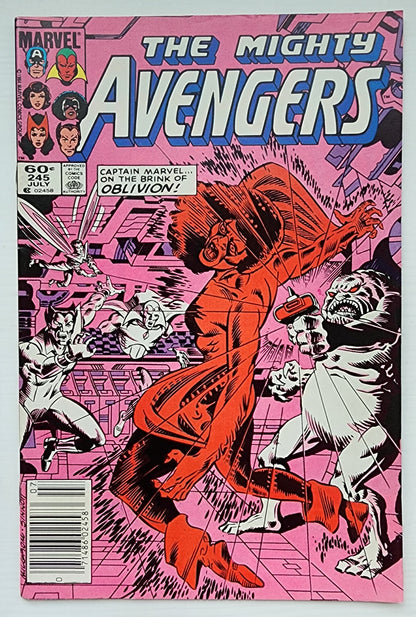 AVENGERS #245 NEWSSTAND 1984 Avengers MARVEL COMICS