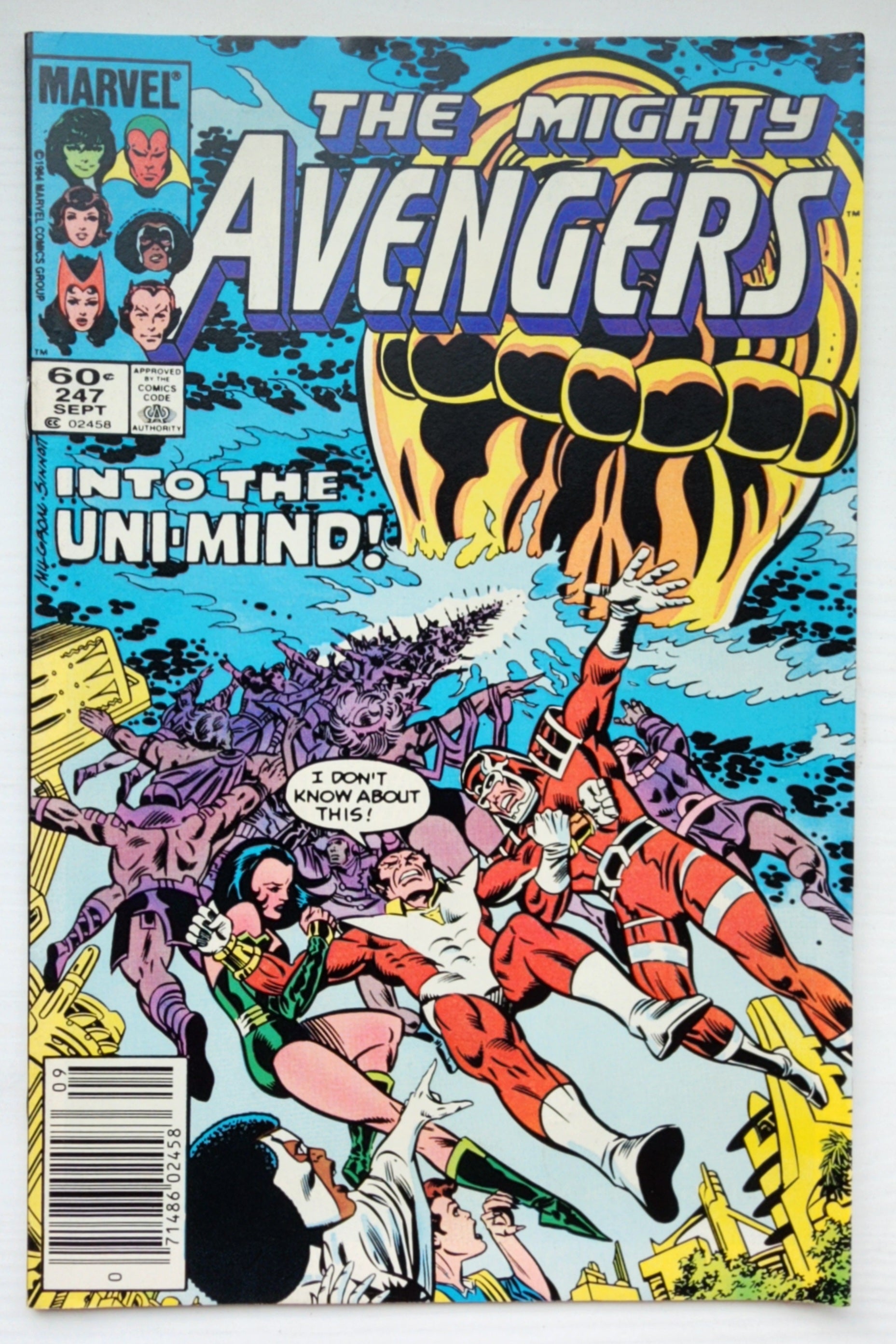 AVENGERS #247 NEWSSTAND 1984 Avengers MARVEL COMICS