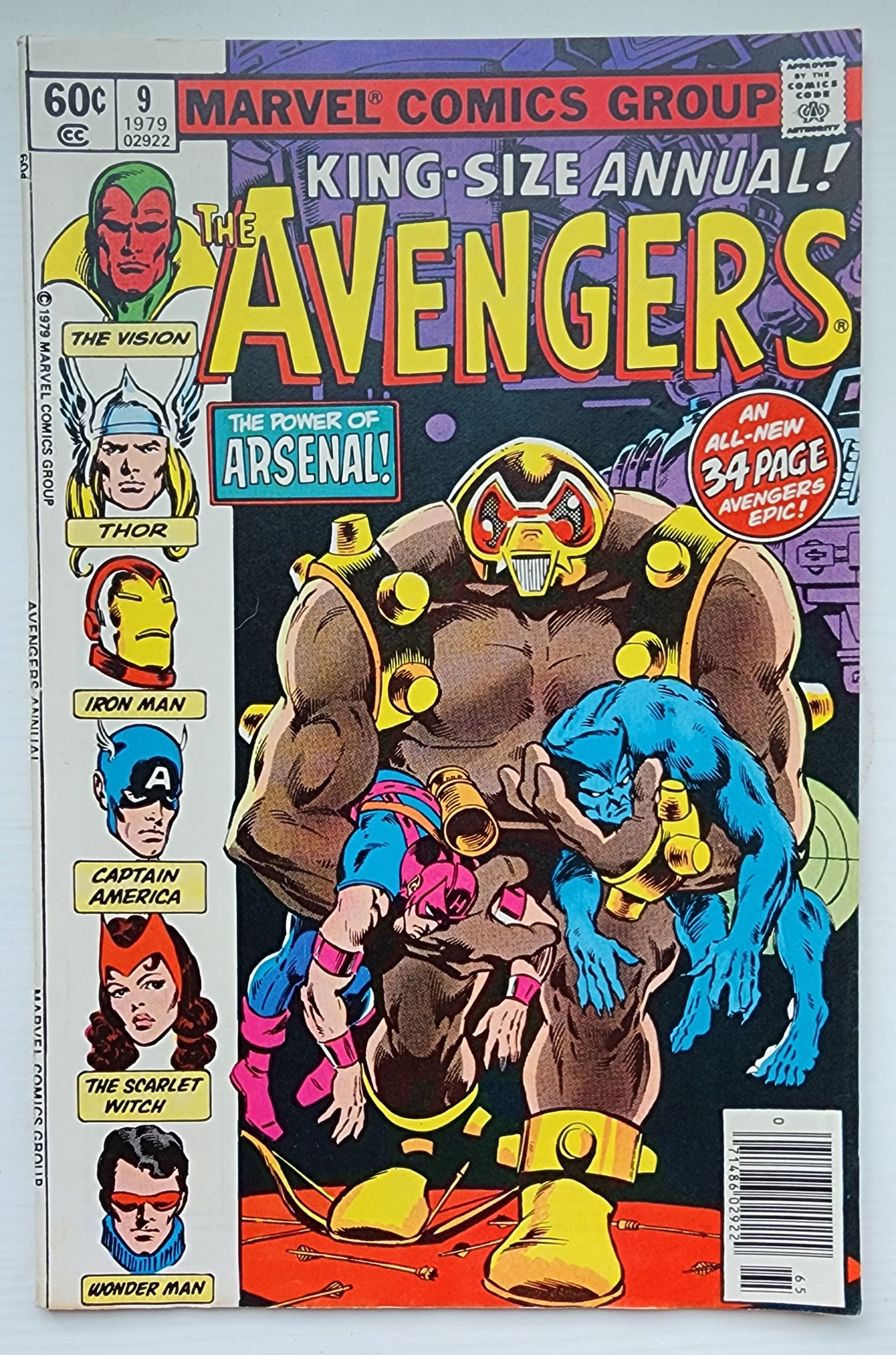AVENGERS KING-SIZE ANNUAL #9 1979 Avengers MARVEL COMICS