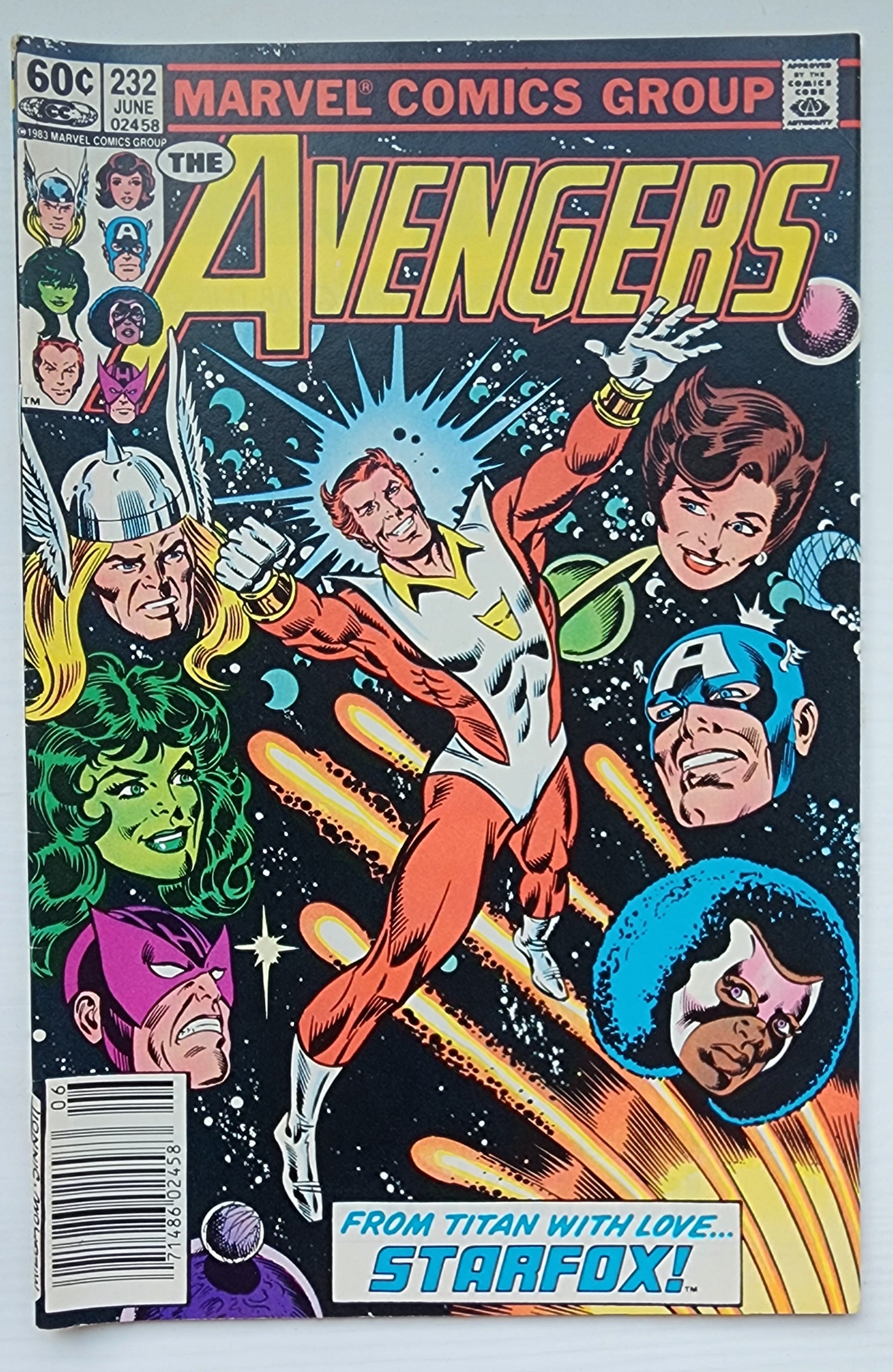 AVENGERS #232 NEWSSTAND 1983 (STARFOX JOINS AVENGERS) Avengers MARVEL COMICS