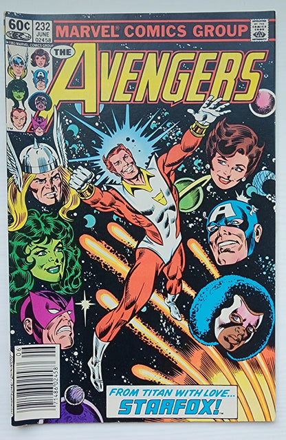 AVENGERS #232 NEWSSTAND 1983 (STARFOX JOINS AVENGERS) Avengers MARVEL COMICS