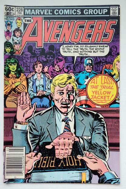 AVENGERS #228 NEWSSTAND 1983 (TRIAL OF YELLOWJACKET) Avengers MARVEL COMICS